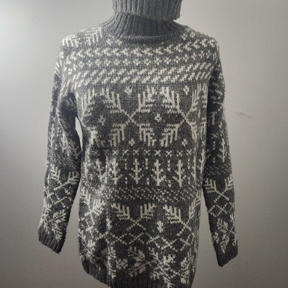 Wind River Nordic Patter Wool Turtle Neck sz S - Picture 1 of 1